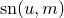 $\mathrm{sn}(u,m)$