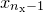 $x_{n_\mathrm {x}-1}$