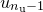 $u_{n_\mathrm {u}-1}$