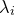 $\lambda _ i$