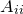 $A_{ii}$