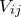 $\displaystyle  V_{ij}  $